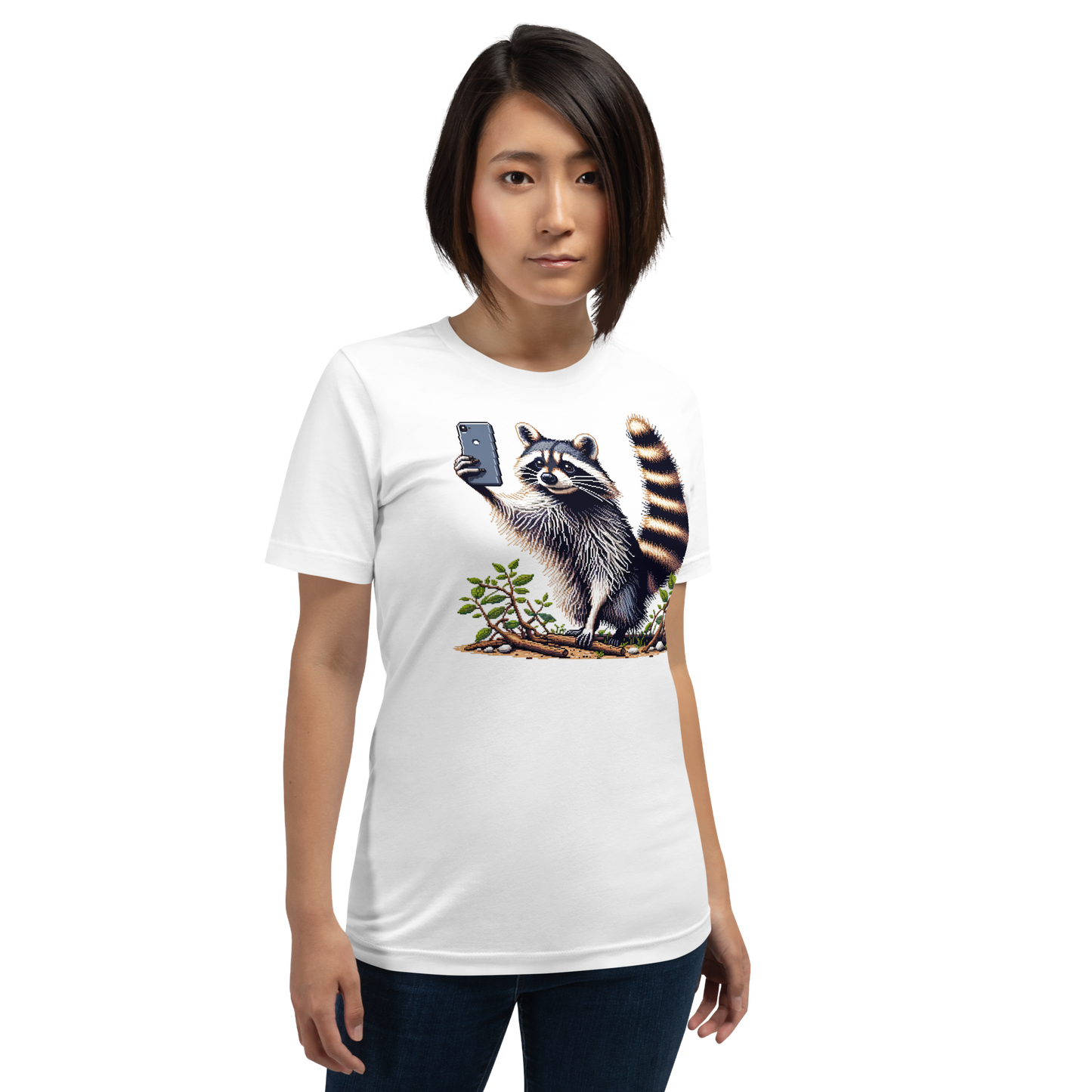 "Raccoon Selfie" Unisex Shirt