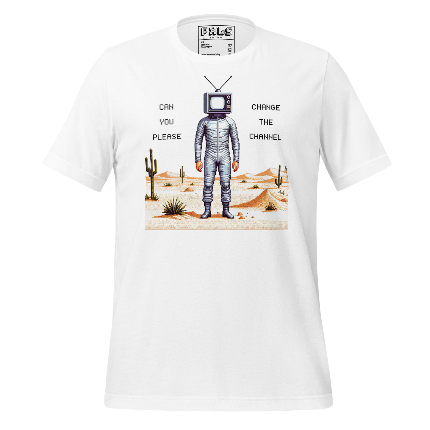 "TV Man" Unisex Shirt w/ Text