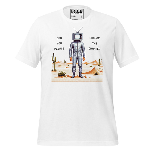 "TV Man" Unisex Shirt w/ Text