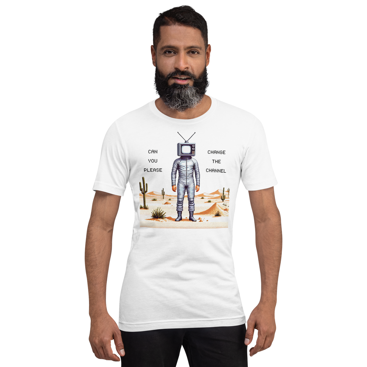 "TV Man" Unisex Shirt w/ Text