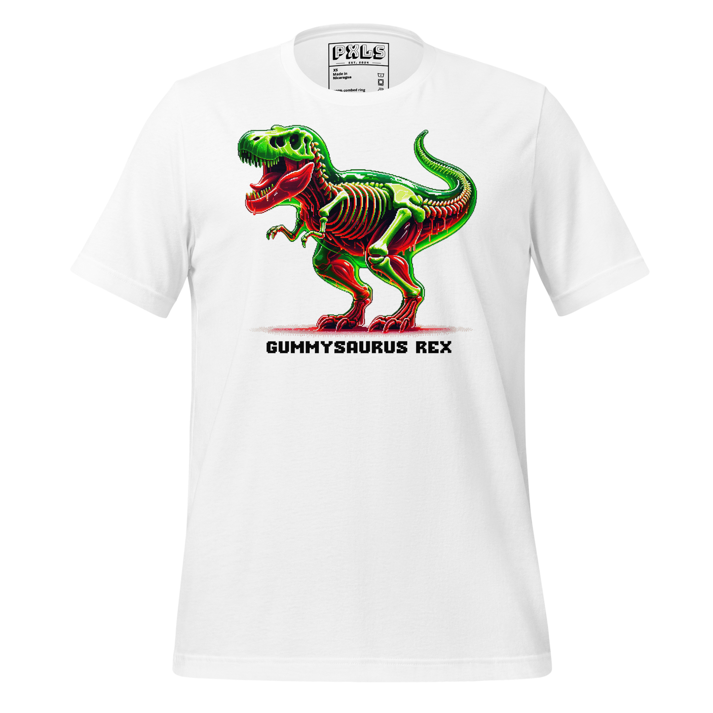 "Gummysaurus Rex" Unisex Shirt w/ Text