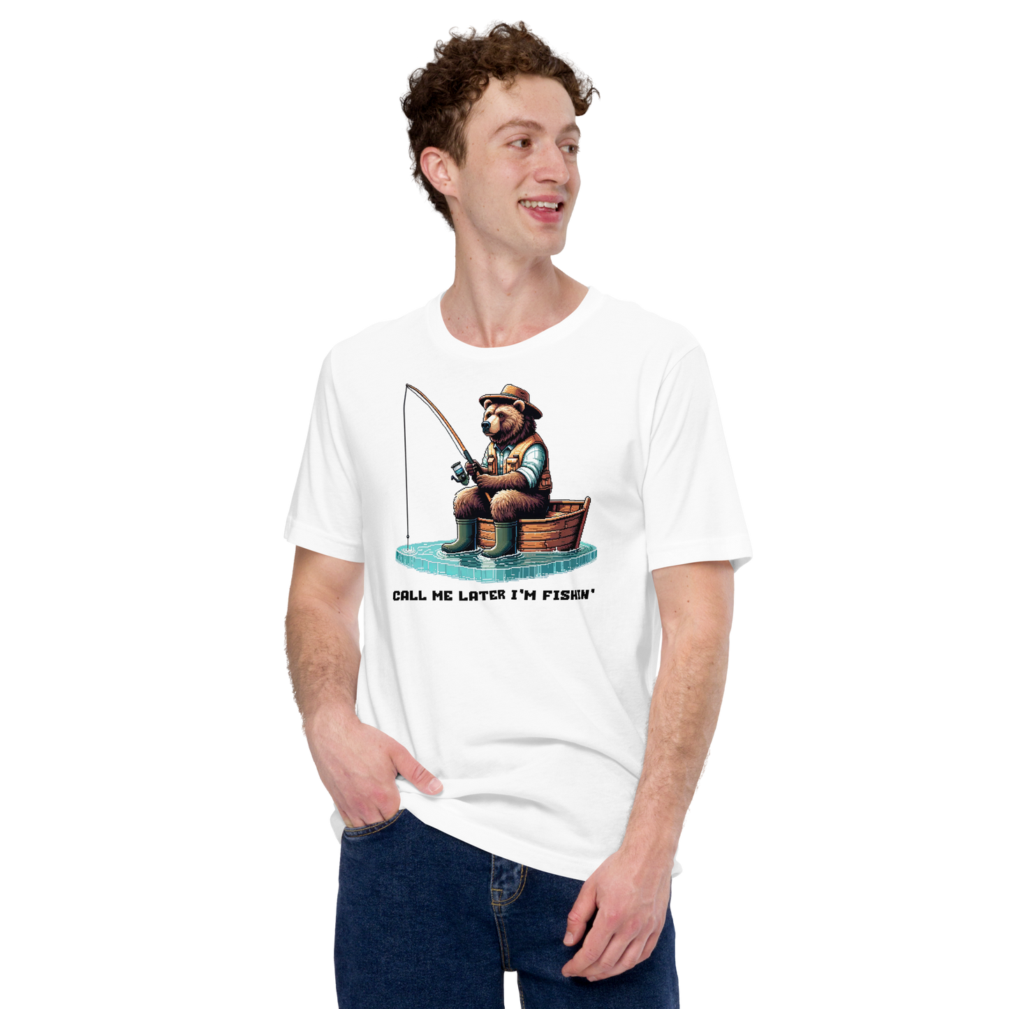 "Gone Fishin" Unisex Shirt w/ Text