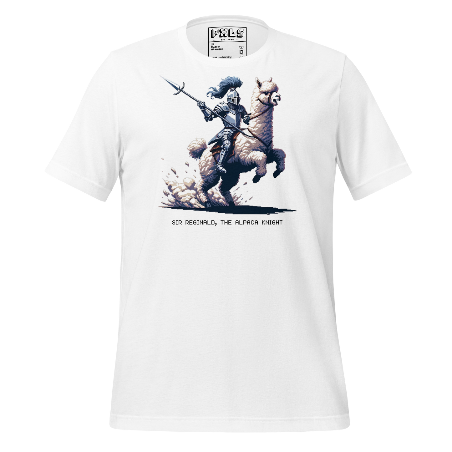 "Alpaca Knight" Unisex Shirt w/ Text