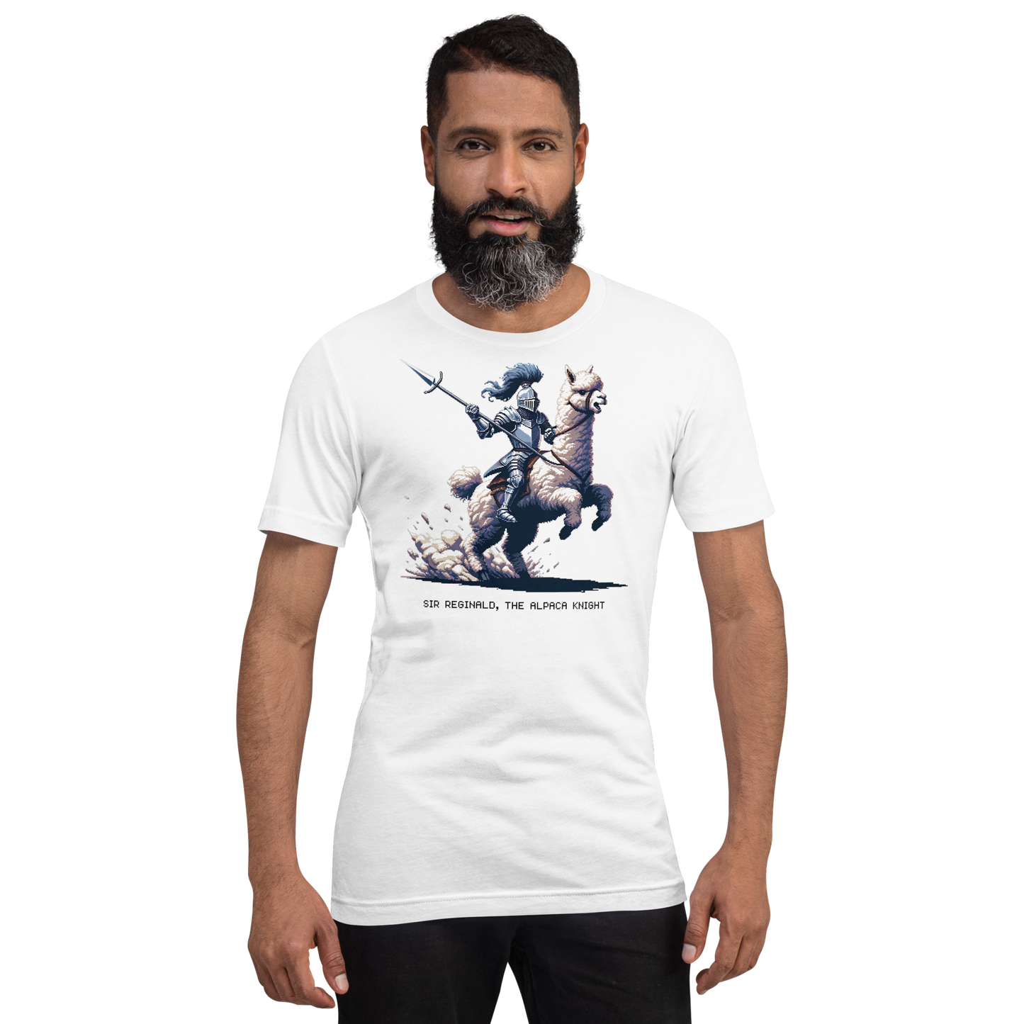 "Alpaca Knight" Unisex Shirt w/ Text