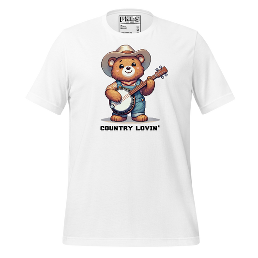 "Country Bear" Unisex Shirt w/ Text