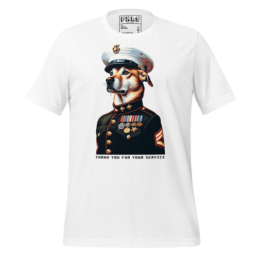 "Thank You Fur Your Service" Unisex Shirt w/ Text