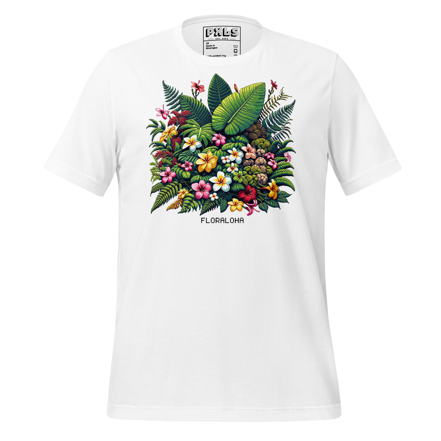 "Floraloha" Unisex Shirt w/ Text