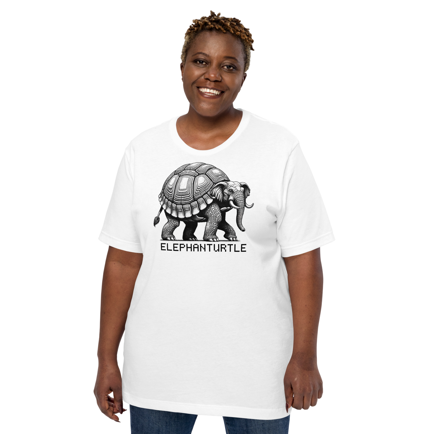 "Elephanturtle" Unisex Shirt w/ Text