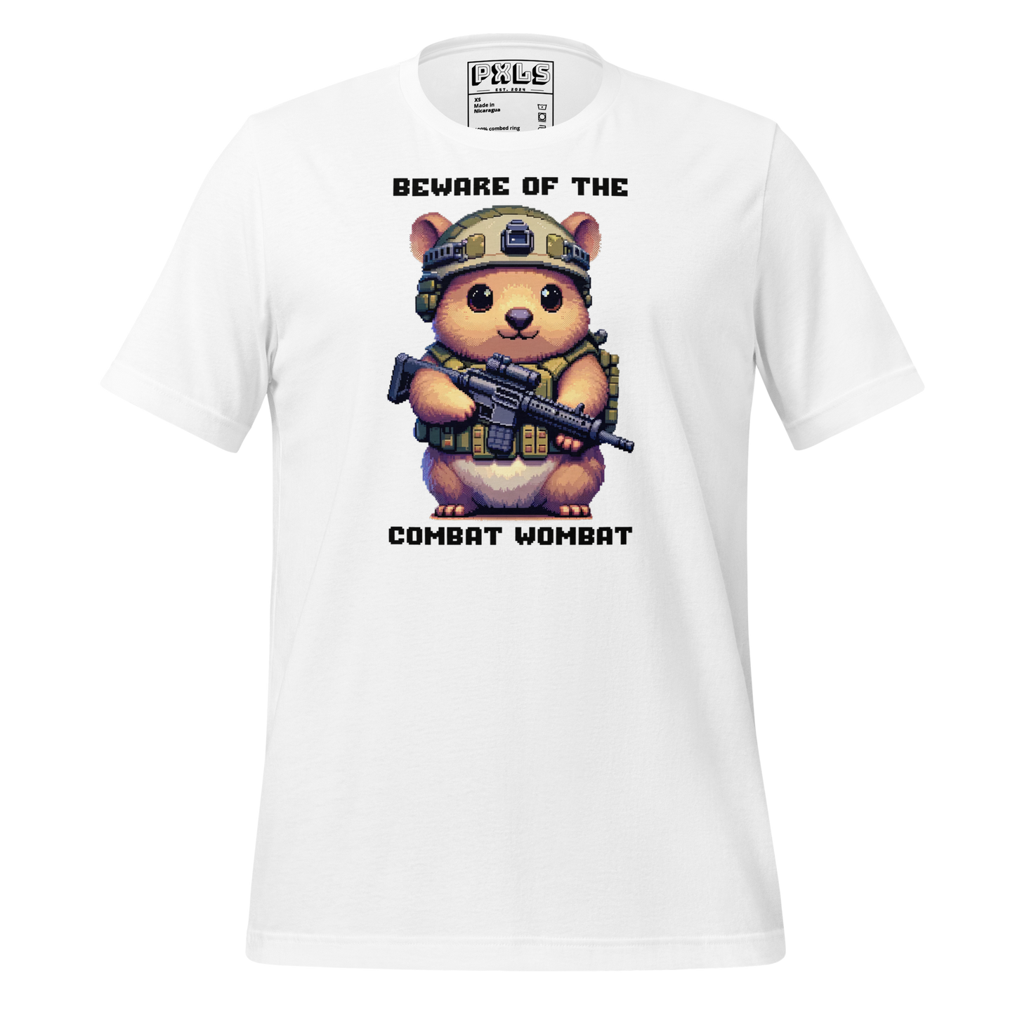 "Combat Wombat" Unisex Shirt w/ Text