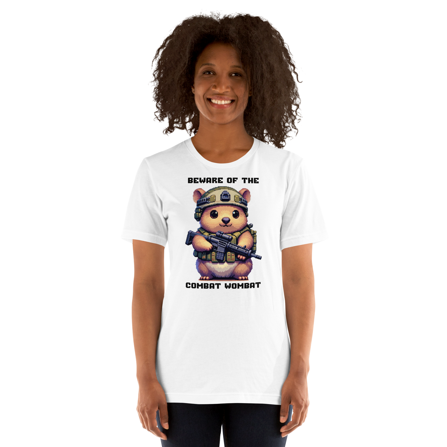 "Combat Wombat" Unisex Shirt w/ Text