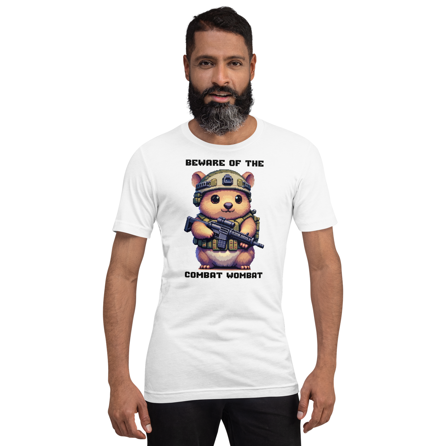"Combat Wombat" Unisex Shirt w/ Text