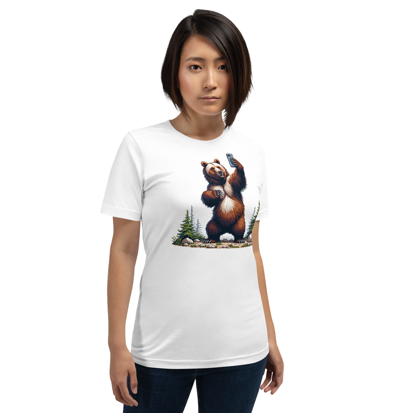 "Bear Selfie" Unisex Shirt