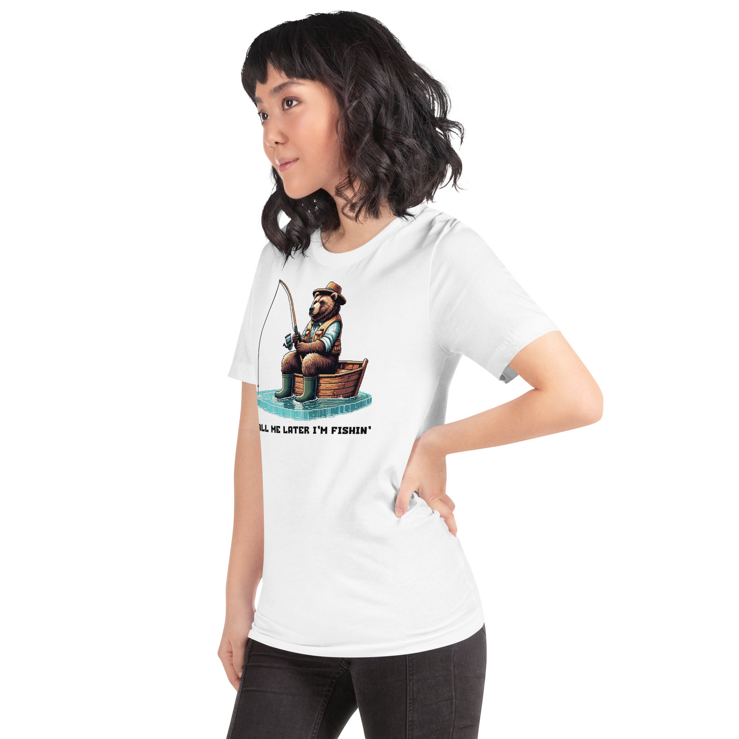 "Gone Fishin" Unisex Shirt w/ Text