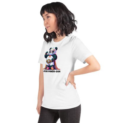 "Lucha-Panda-Dor" Unisex Shirt w/ Text