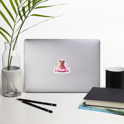 "Ariana, The Princess Quokka" Vinyl Sticker