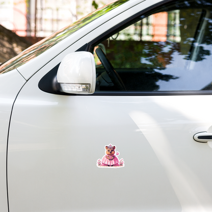 "Ariana, The Princess Quokka" Vinyl Sticker