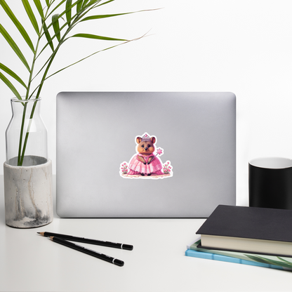 "Ariana, The Princess Quokka" Vinyl Sticker