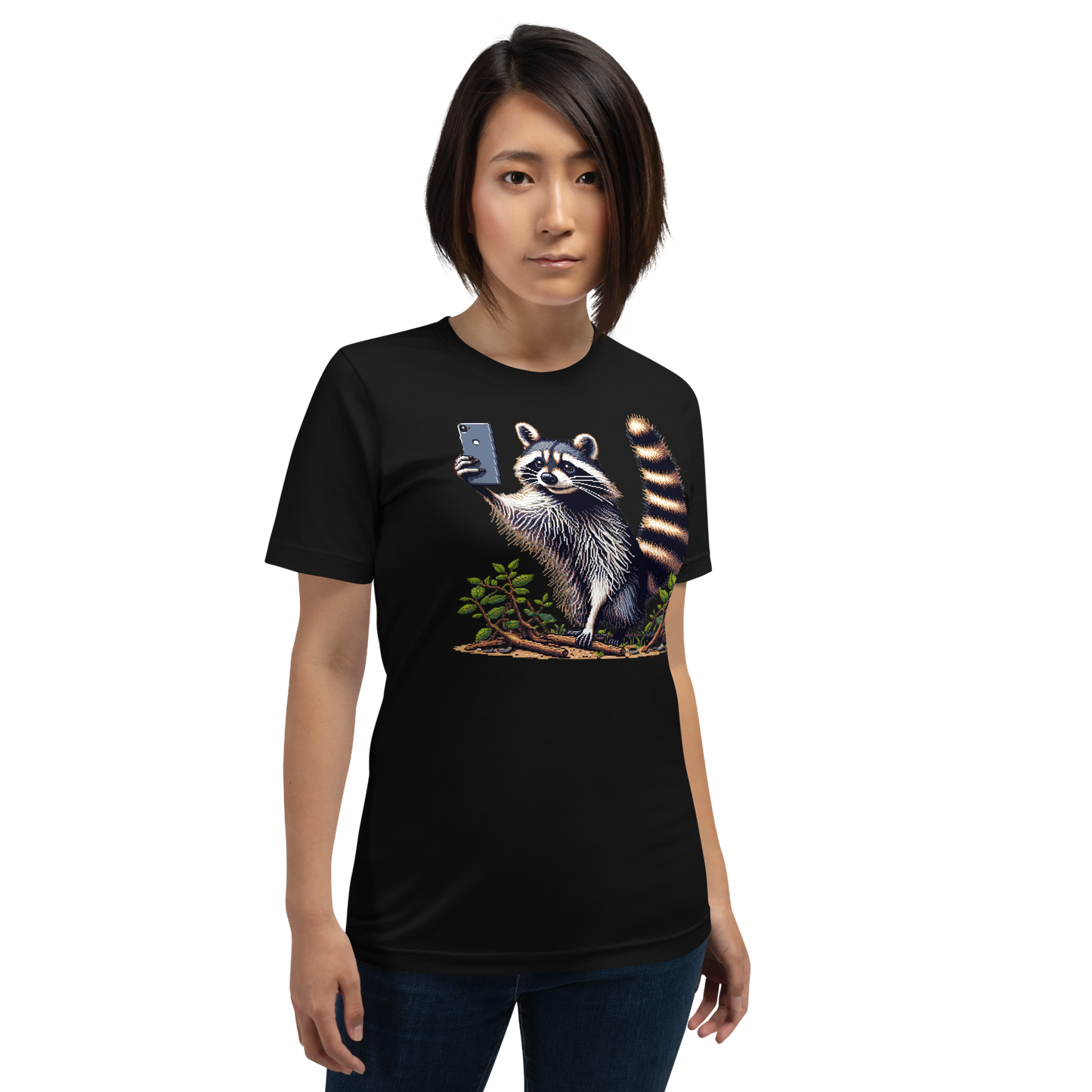 "Raccoon Selfie" Unisex Shirt