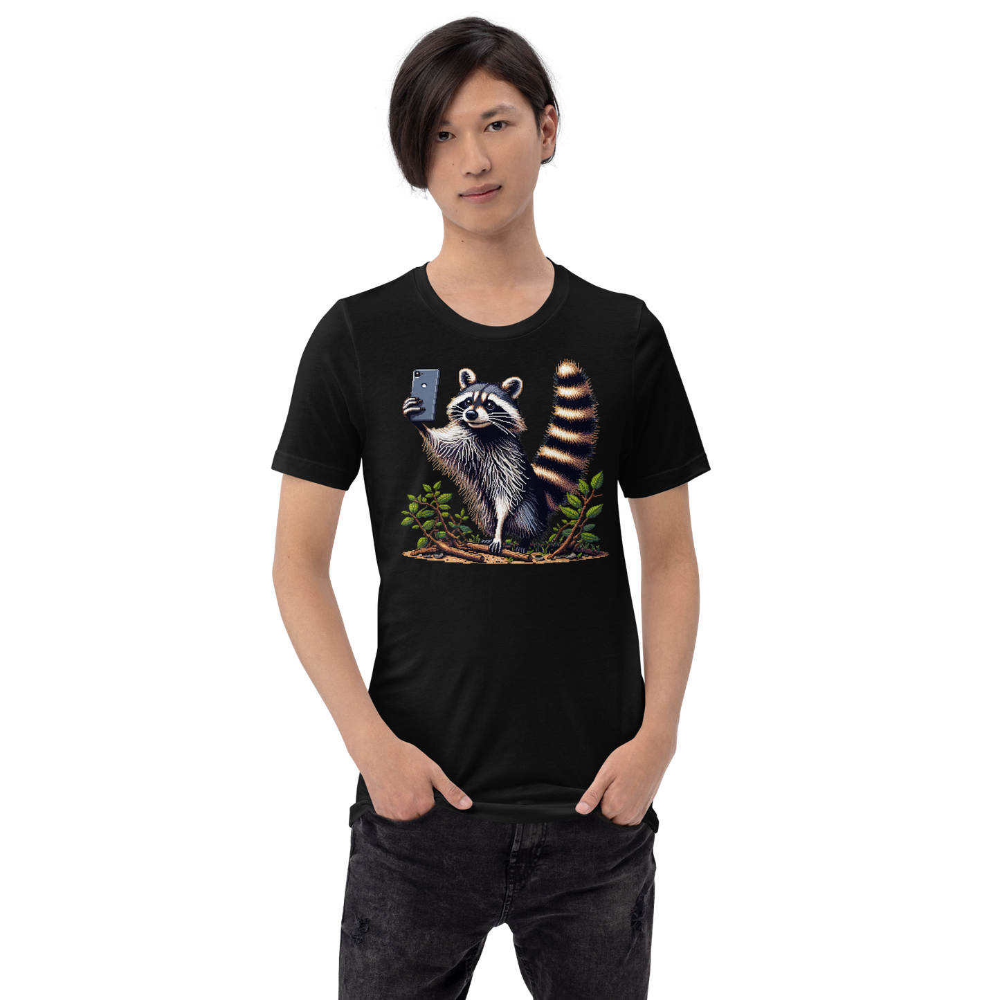 "Raccoon Selfie" Unisex Shirt