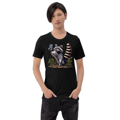 "Raccoon Selfie" Unisex Shirt