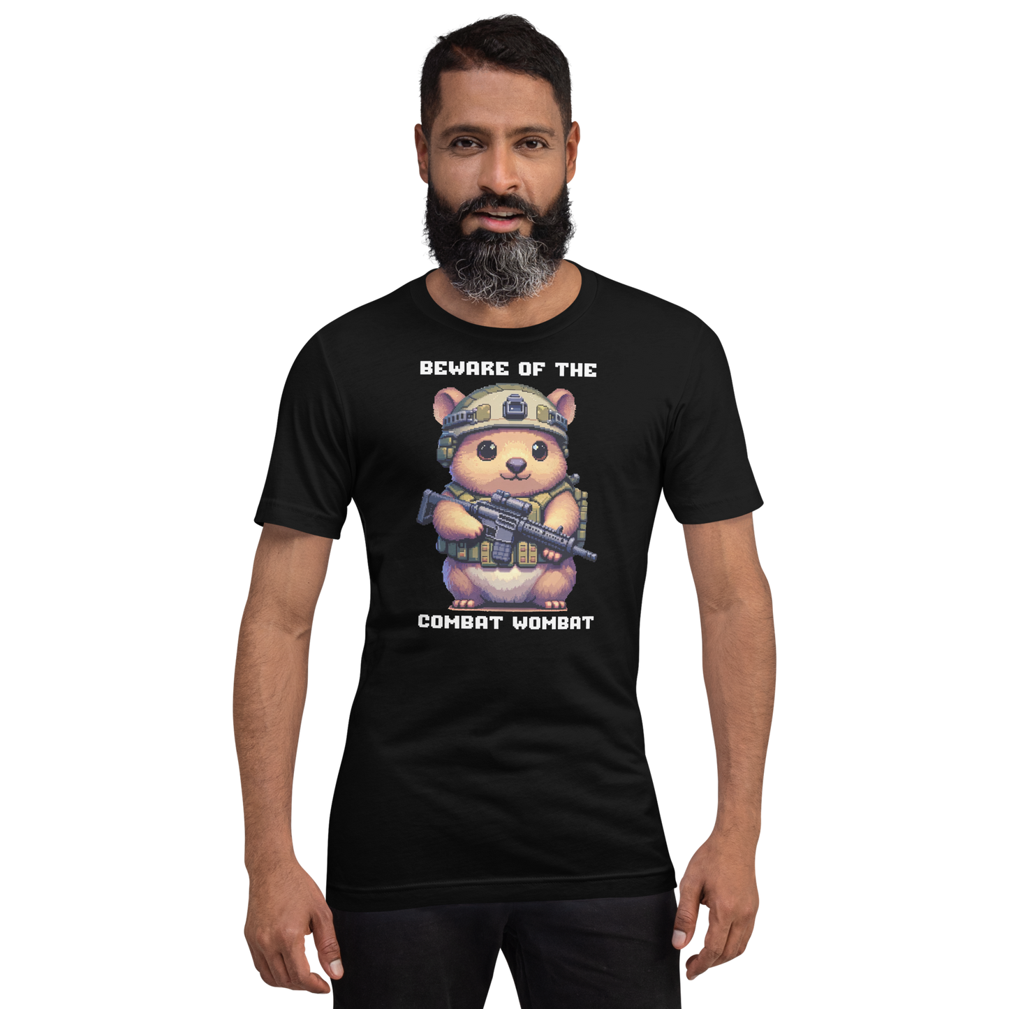 "Combat Wombat" Unisex Shirt w/ Text