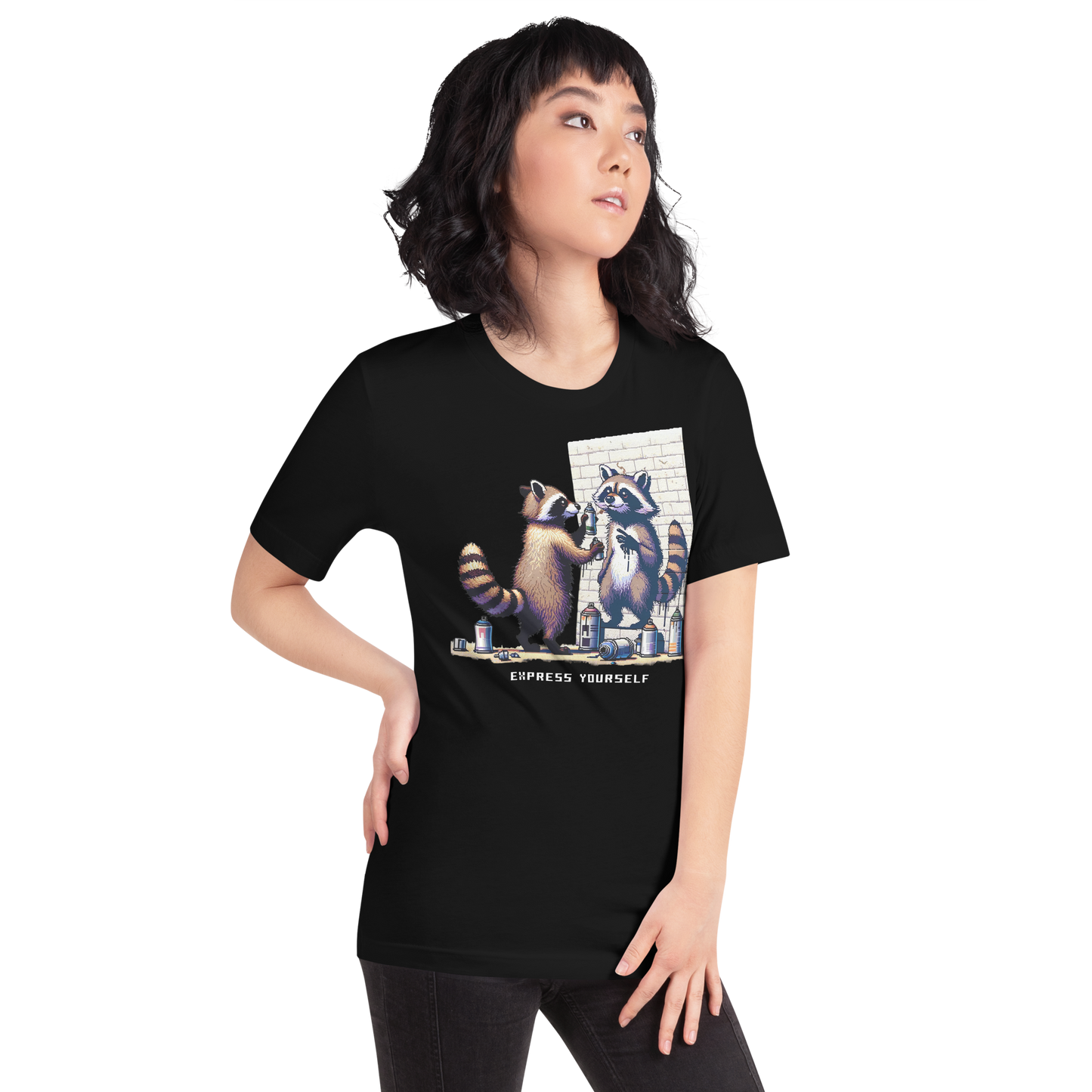 "Graffiticoon" Unisex Shirt w/ Text