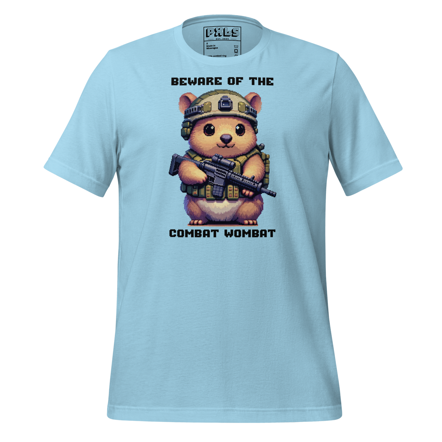 "Combat Wombat" Unisex Shirt w/ Text