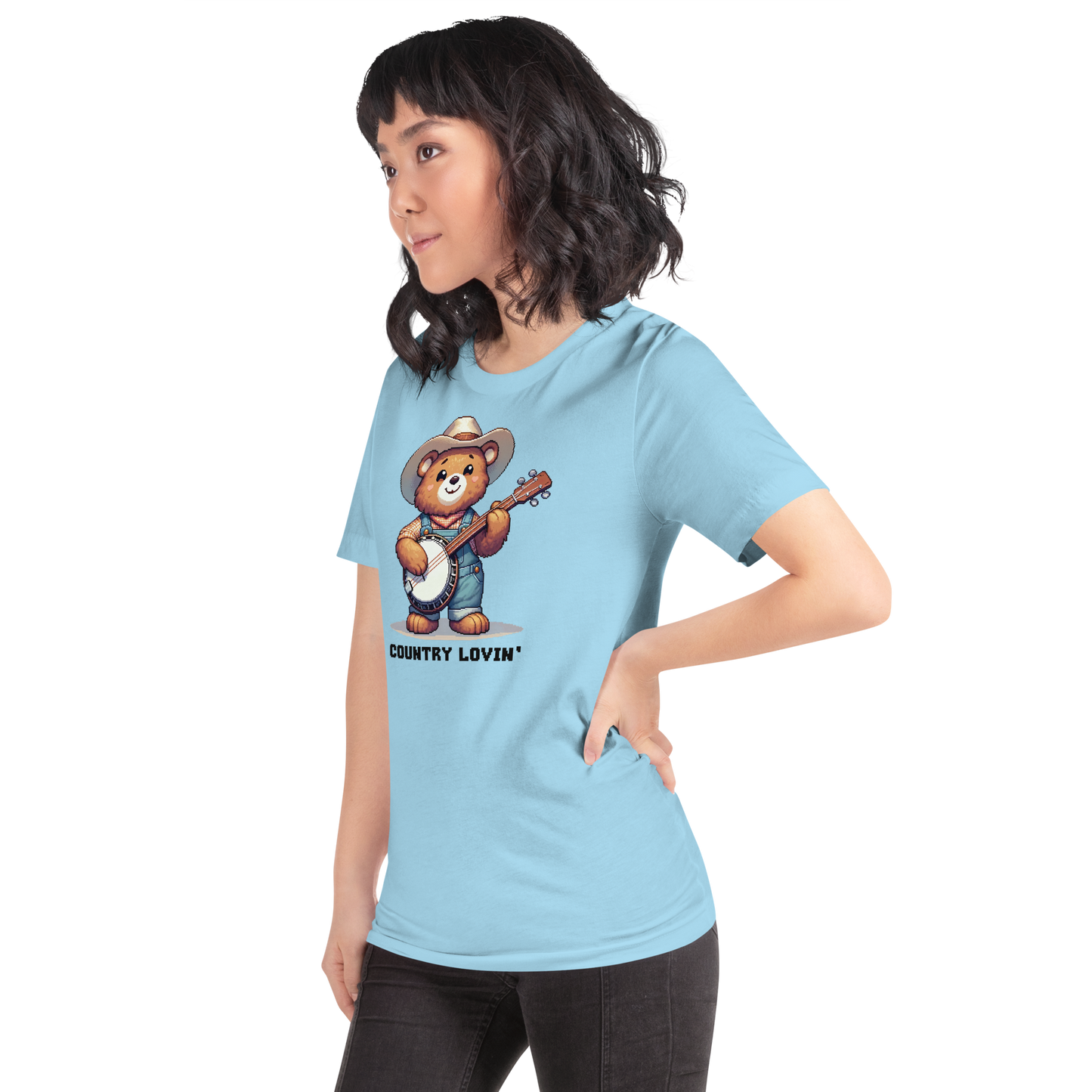 "Country Bear" Unisex Shirt w/ Text