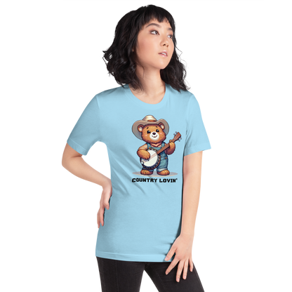"Country Bear" Unisex Shirt w/ Text