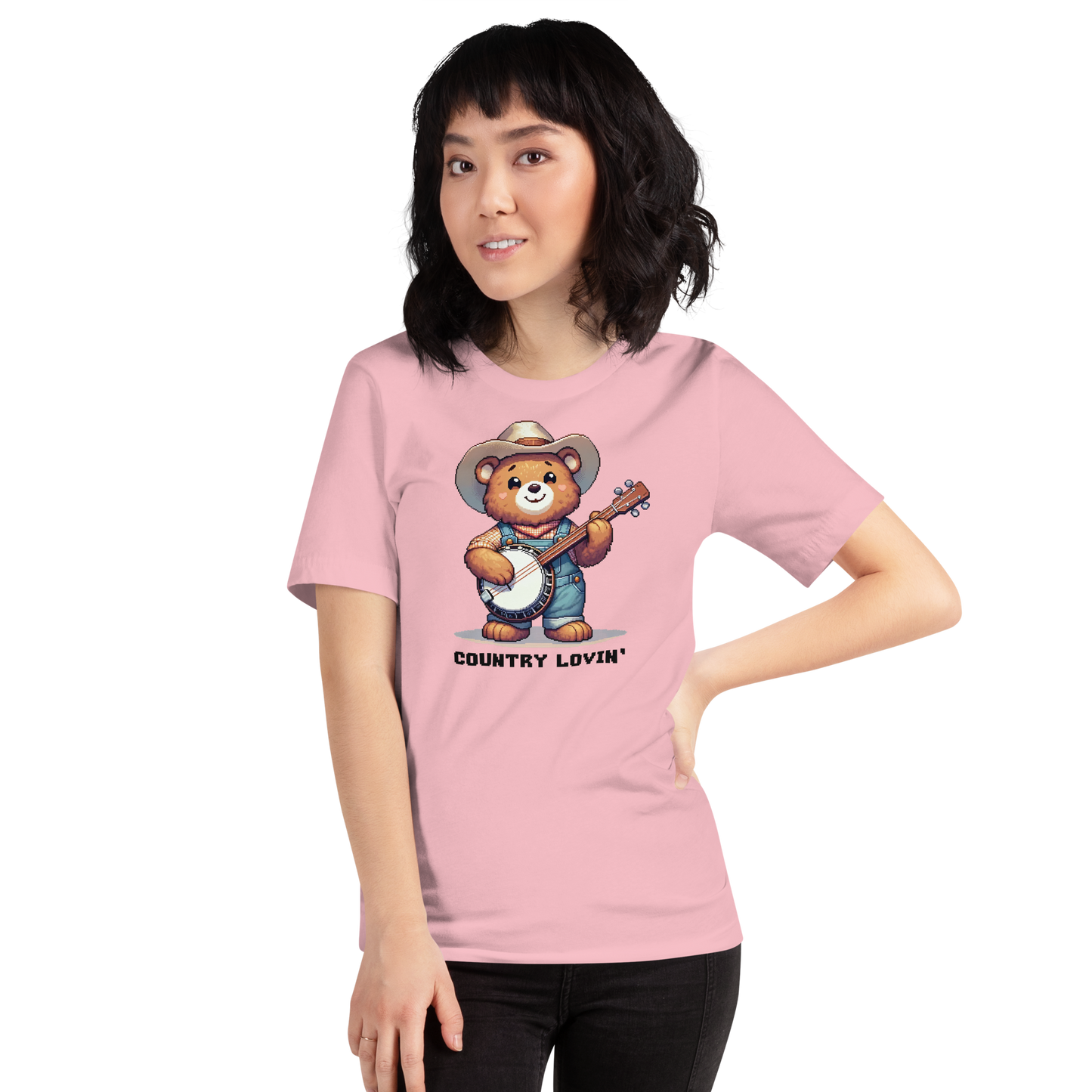 "Country Bear" Unisex Shirt w/ Text