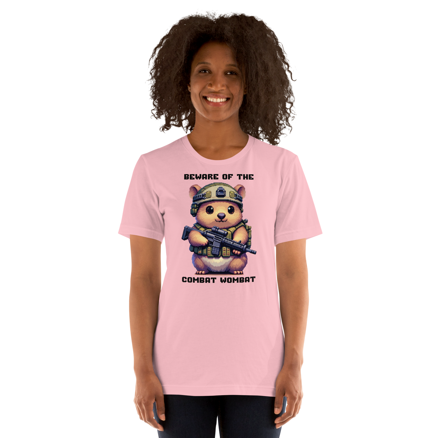 "Combat Wombat" Unisex Shirt w/ Text