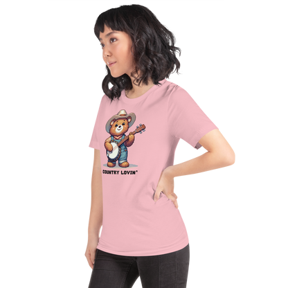 "Country Bear" Unisex Shirt w/ Text