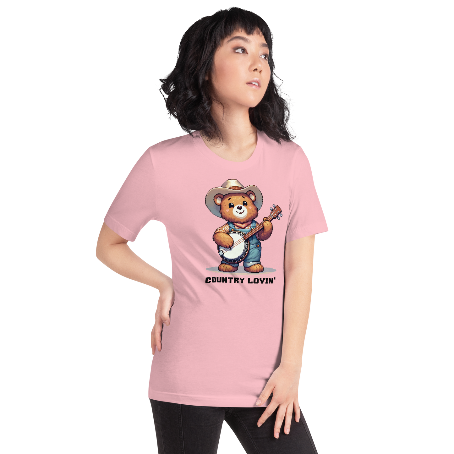 "Country Bear" Unisex Shirt w/ Text