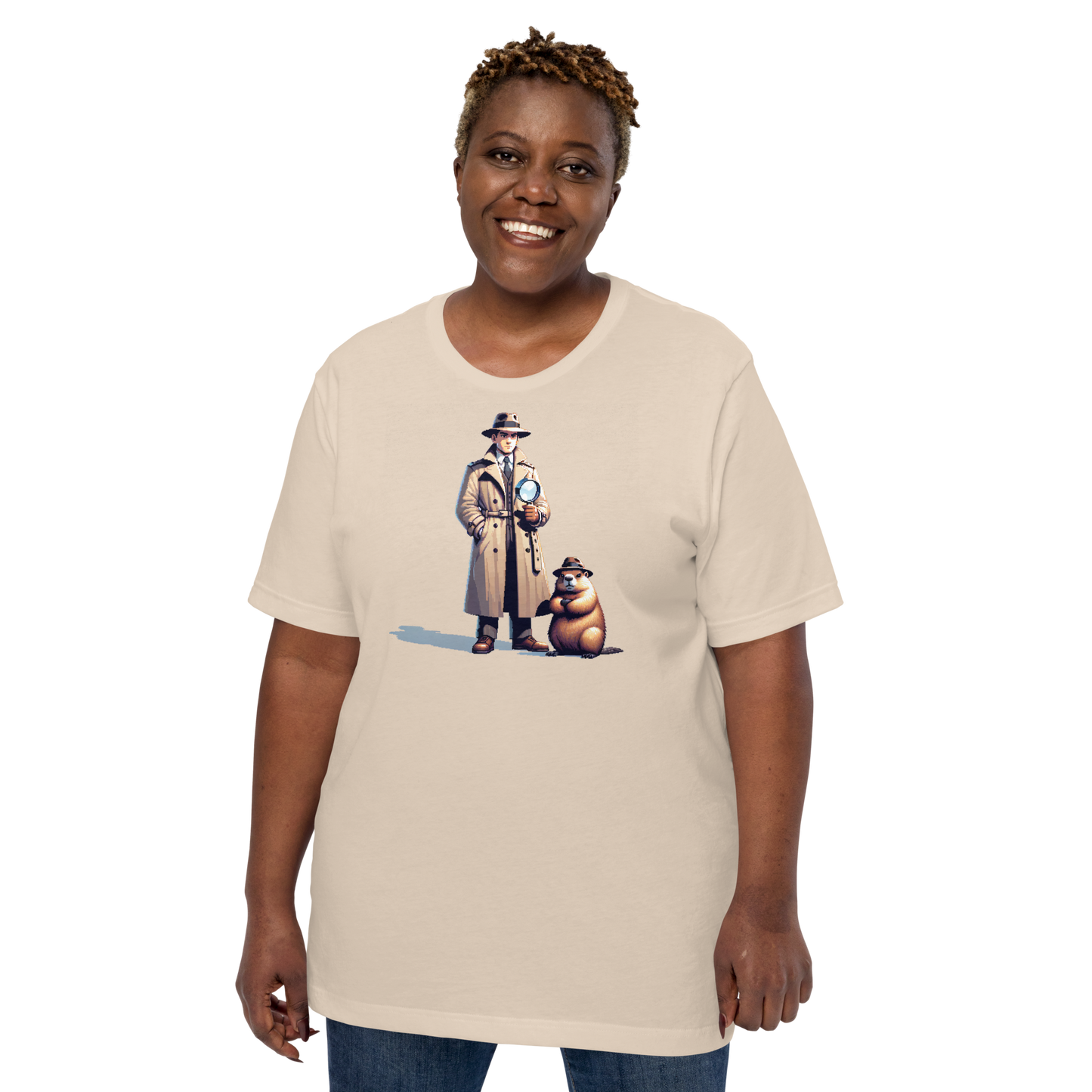 "Detective Groundhog" Unisex Shirt