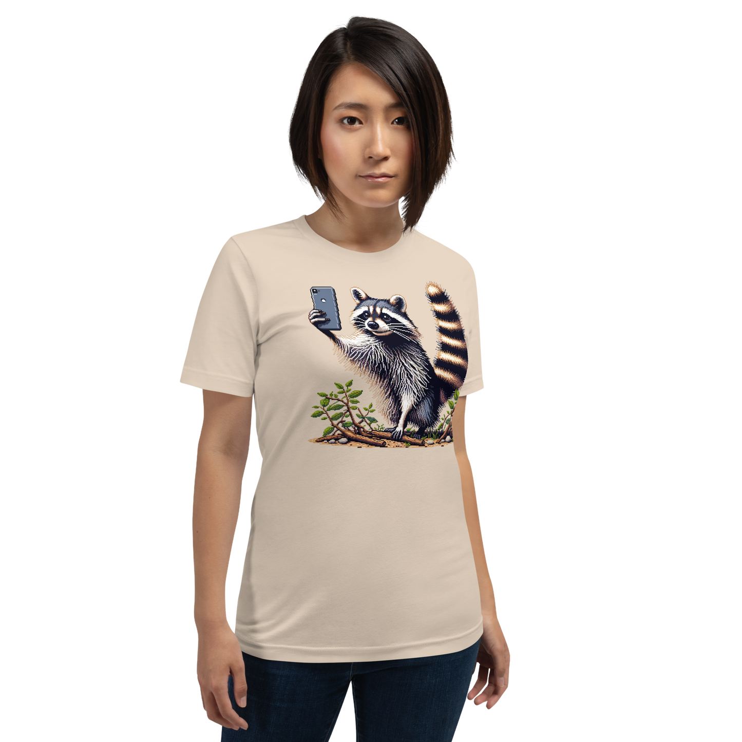 "Raccoon Selfie" Unisex Shirt