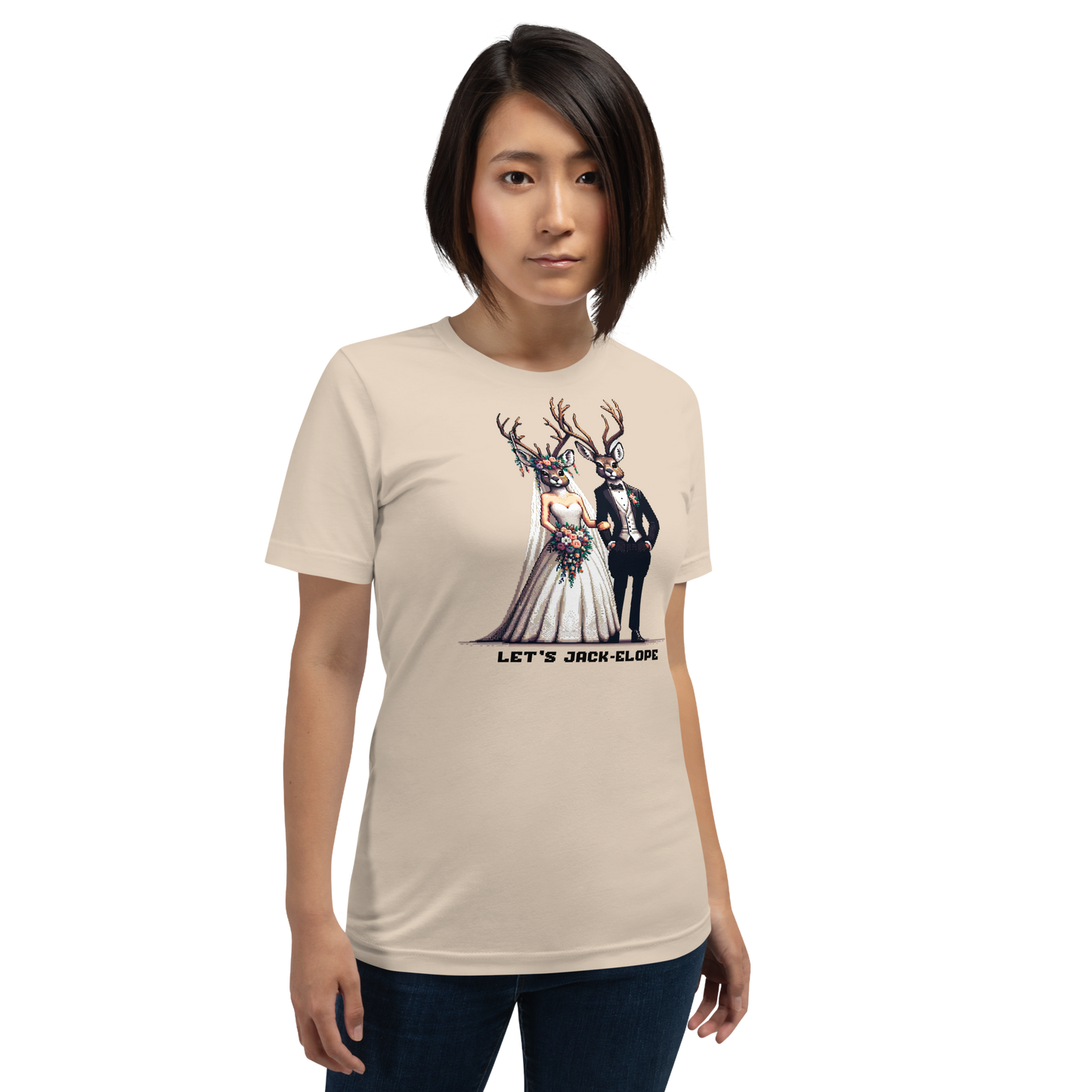"Jack-Elope" Unisex Shirt w/ Text