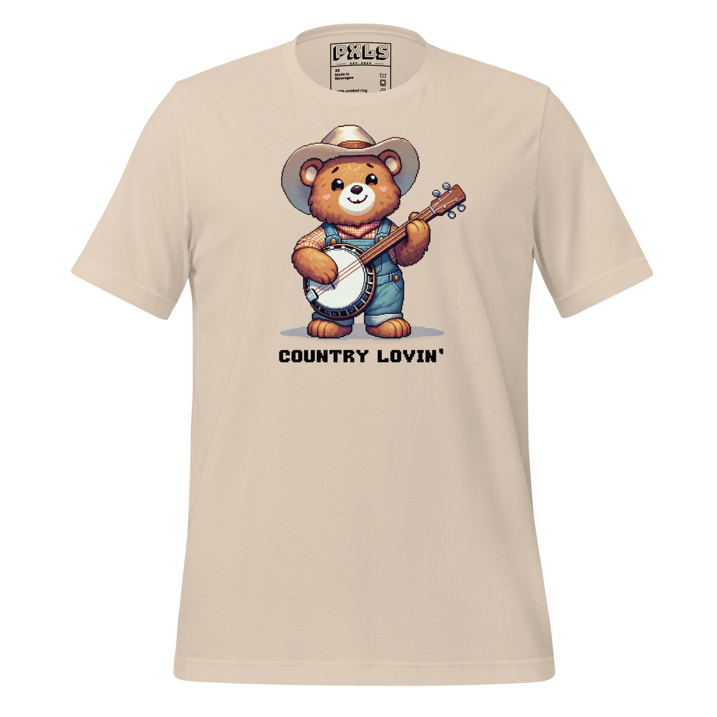 "Country Bear" Unisex Shirt w/ Text