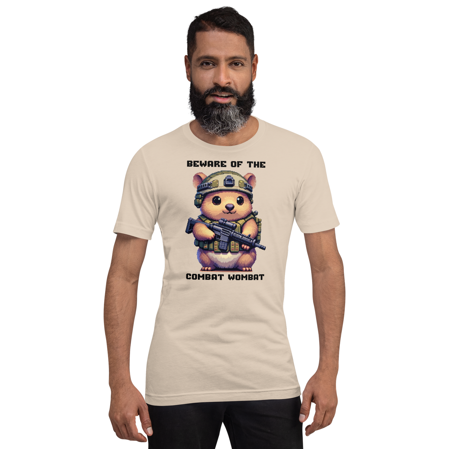 "Combat Wombat" Unisex Shirt w/ Text