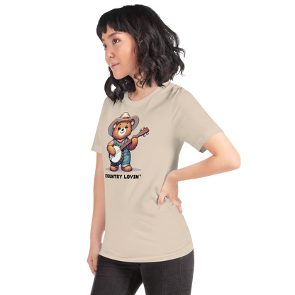 "Country Bear" Unisex Shirt w/ Text