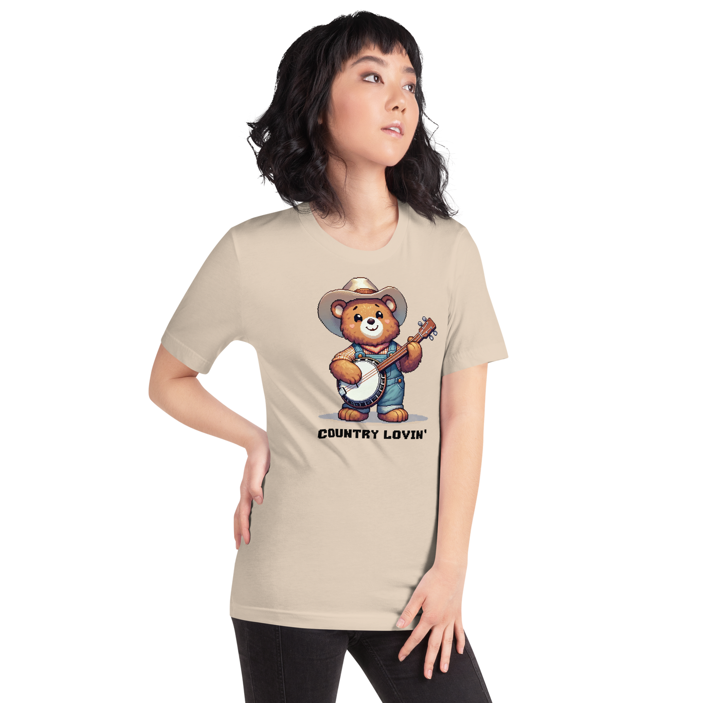 "Country Bear" Unisex Shirt w/ Text