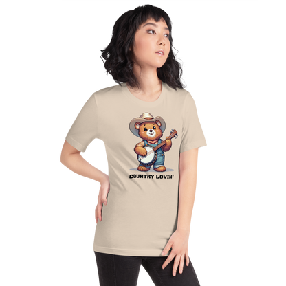 "Country Bear" Unisex Shirt w/ Text