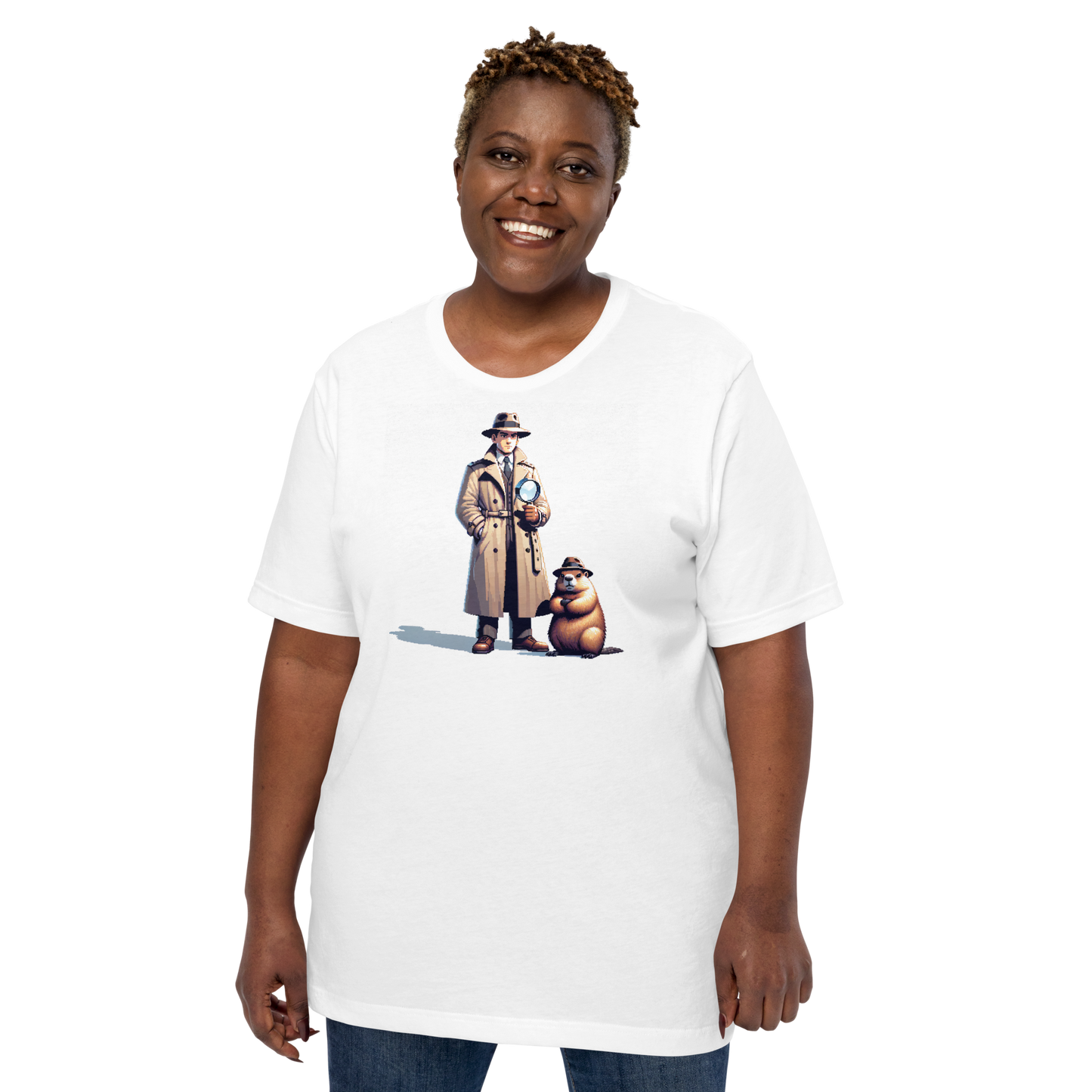 "Detective Groundhog" Unisex Shirt