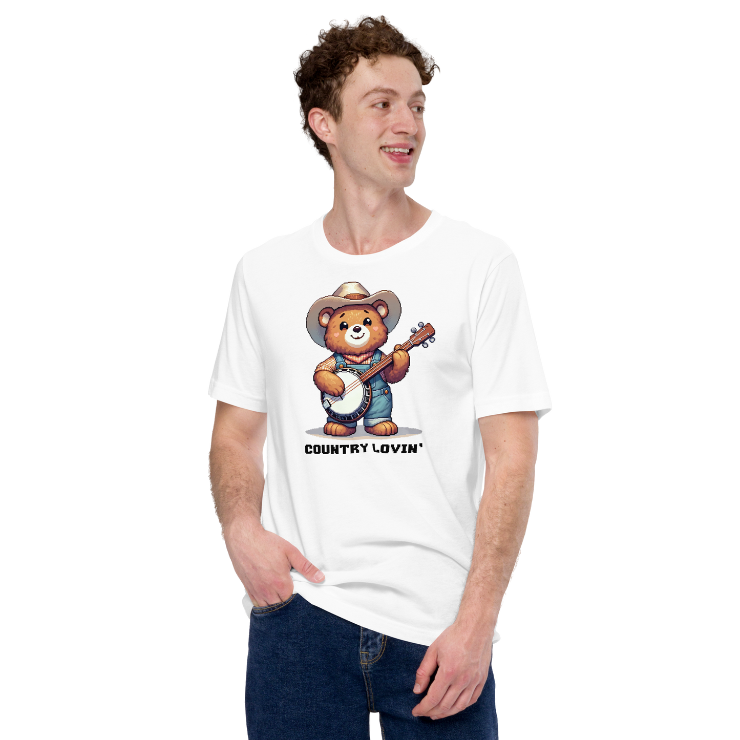 "Country Bear" Unisex Shirt w/ Text