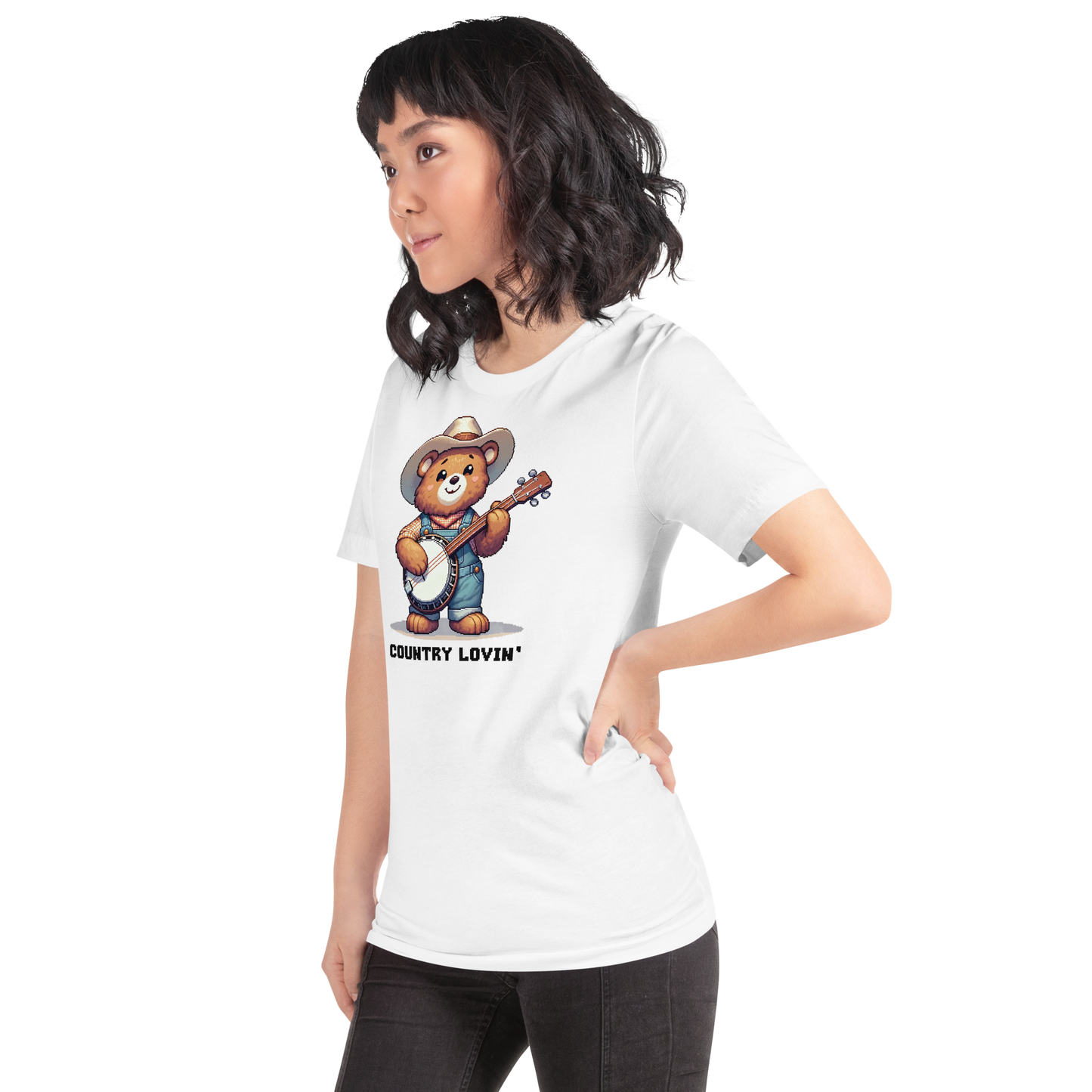"Country Bear" Unisex Shirt w/ Text