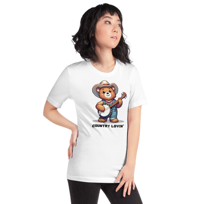 "Country Bear" Unisex Shirt w/ Text